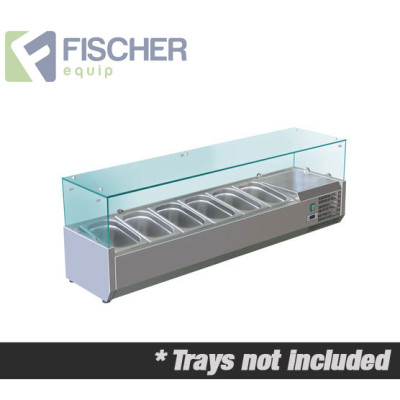 Fischer Cold Bain Marie, 6 x 1/3 GN Trays Not Included VRX-1400